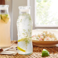 Haonai 2016 popular clear glass juice bottle